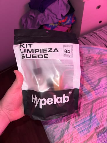 Customer photo review of Kit de limpieza suede