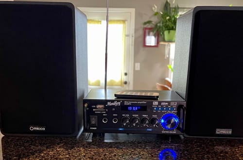 Customer photo review of Moukey MAMP3 ミニアンプ