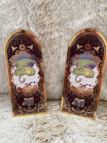 Customer photo review of Dusk Dragon Bookmark