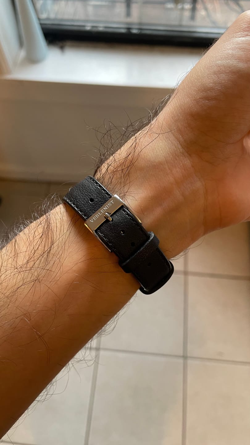 Customer photo review of Black Calfskin