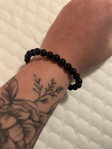 Customer photo review of Bracelet Obsidienne Oeil Céleste