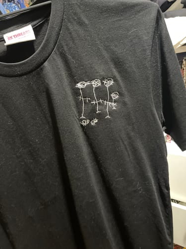 Customer photo review of CUSTOM KID'S DRAWING | T-SHIRT