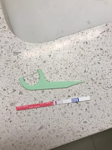 Customer photo review of Pregnancy Test Strips (Ultra-Sensitive)