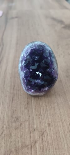 Customer photo review of Mini géode d'améthyste