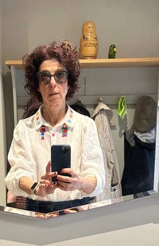 Customer photo review of Lowie Folk People Embroidered Blouse