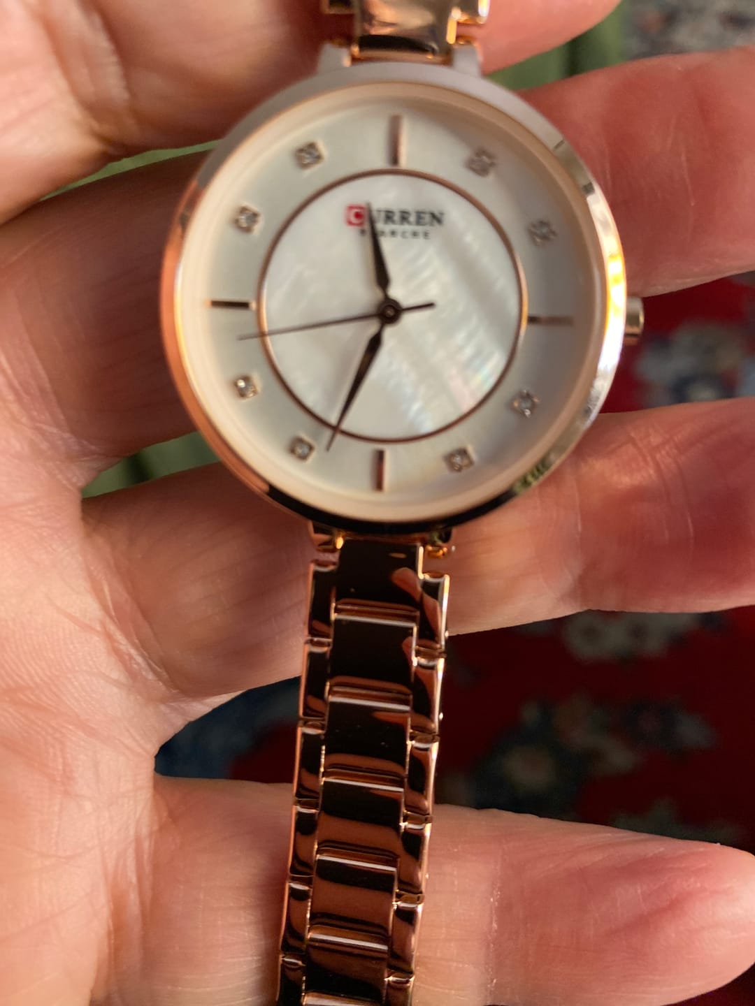 Customer photo review of Curren Tulipano® orologio donna acciaio
