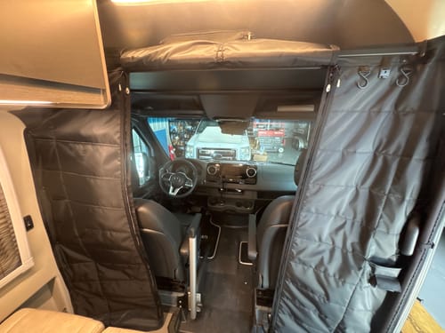 Customer photo review of Sprinter - Cab Partition