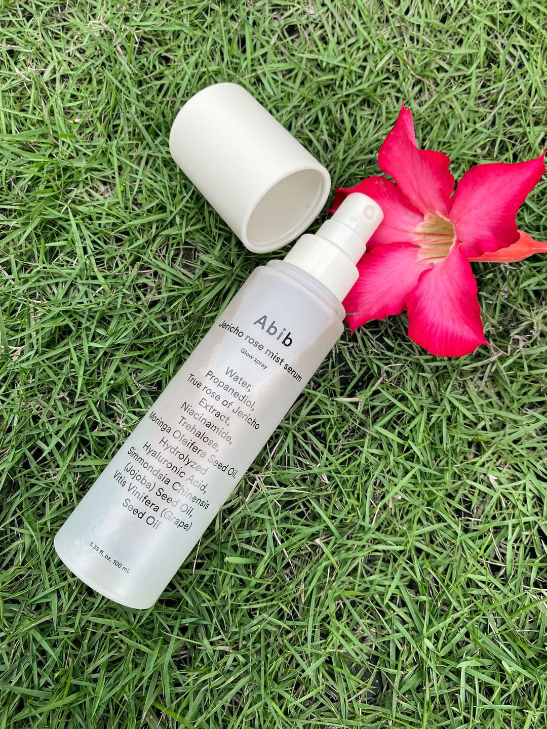 Customer photo review of Jericho Rose Mist Serum Glow Spray