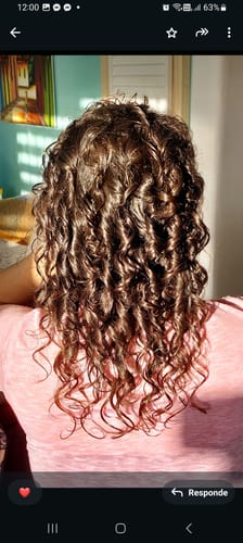 Customer photo review of Shampoo + Acondicionador Reflejos Rubios 350ml