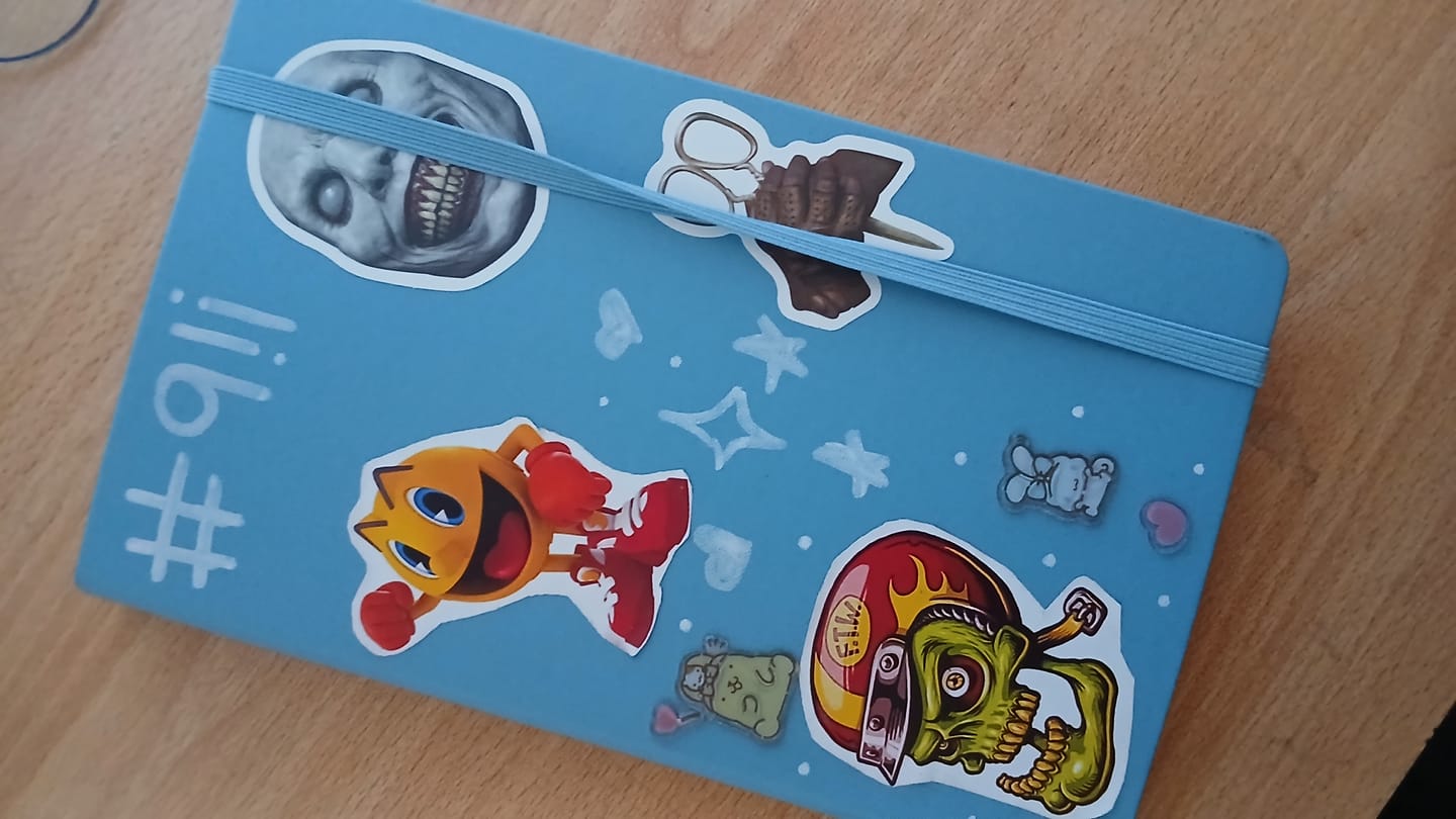 Customer photo review of Talens Art Creation Sketch Book - Libreta Lake Blue 80 Hojas 140 g/m2
