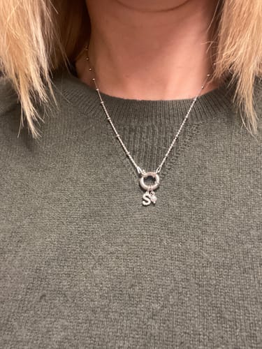 Customer photo review of Collana Rosario in Argento 925 con Chiusura ad Anello