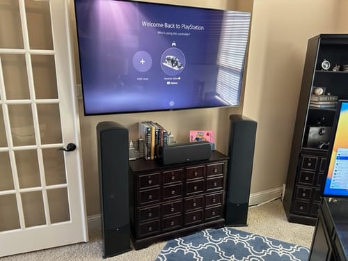 Customer photo review of Verus V6T Floorstanding Tower Speaker