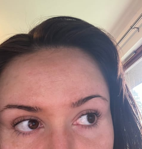 Customer photo review of Lash Growth Serum