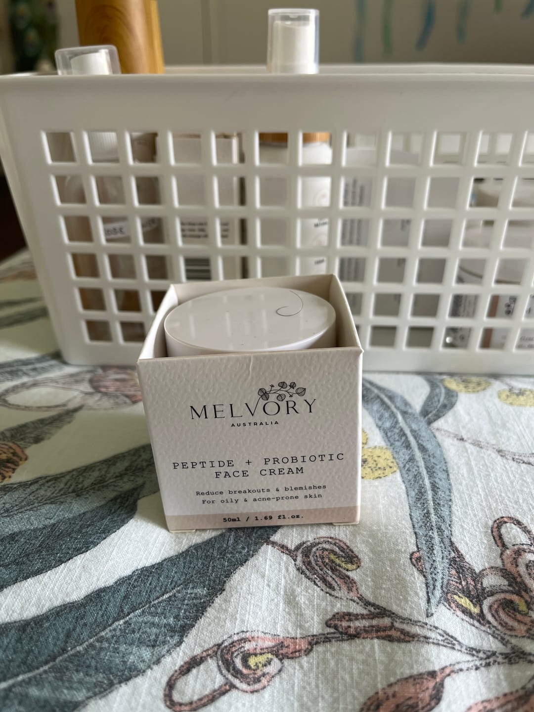 Customer photo review of Peptide + Probiotic Face Cream (New and Improved)