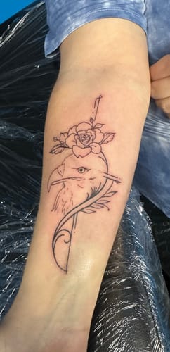 Customer photo review of Painless Tattoo 5 Pack