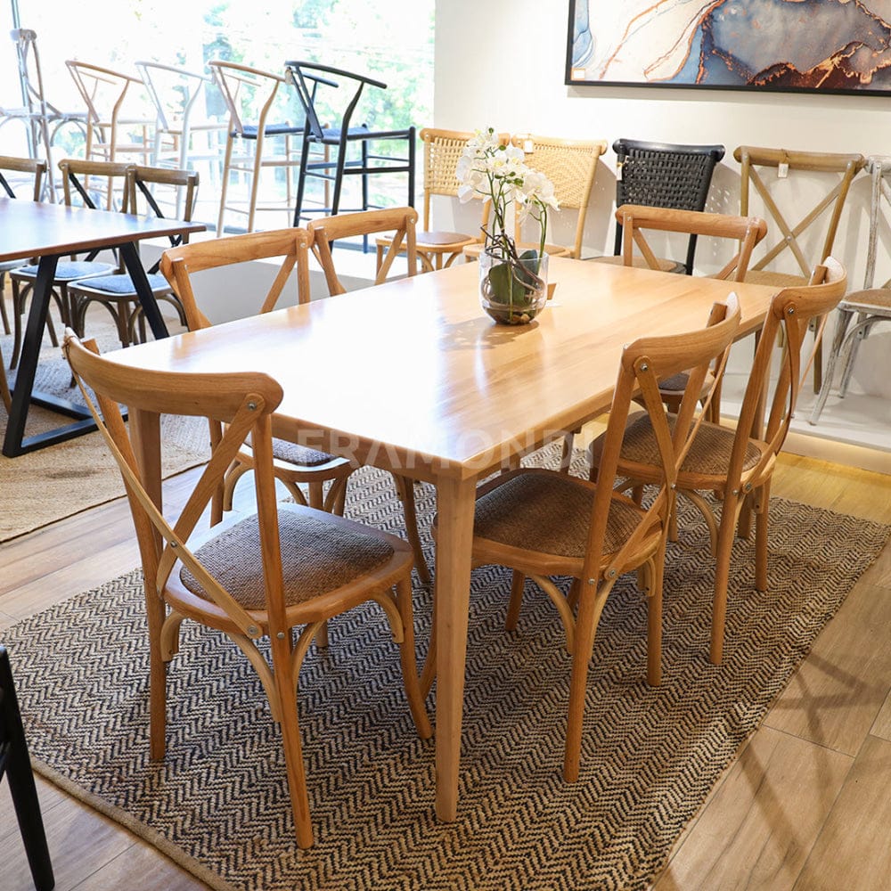 Customer photo review of COMEDOR ANTONELLA 160x100cm + 6 SILLAS