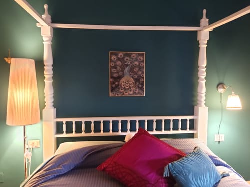 Customer photo review of Vintage Peacock No1 Print