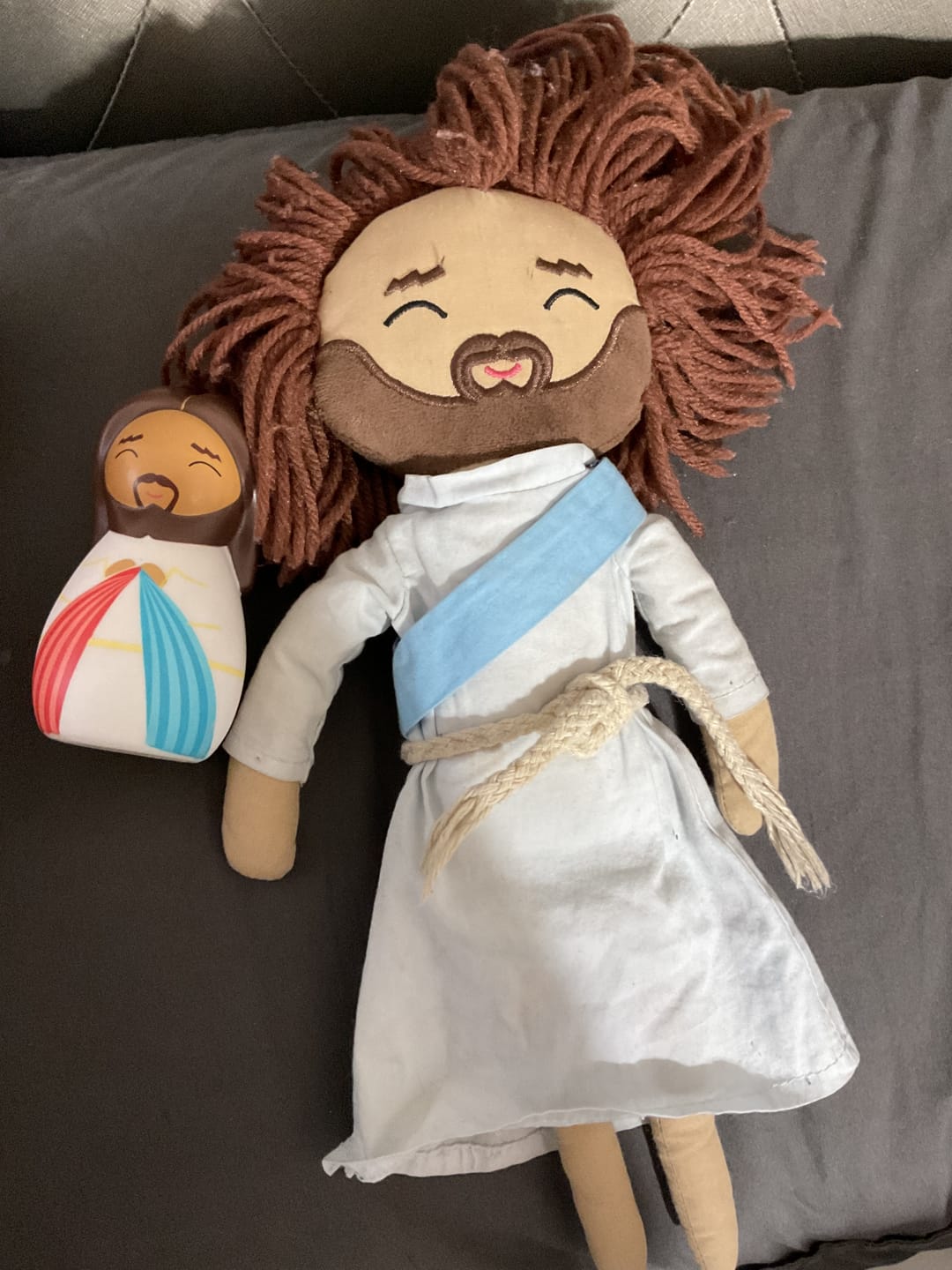 Customer photo review of Divine Mercy Jesus Shining Light Doll