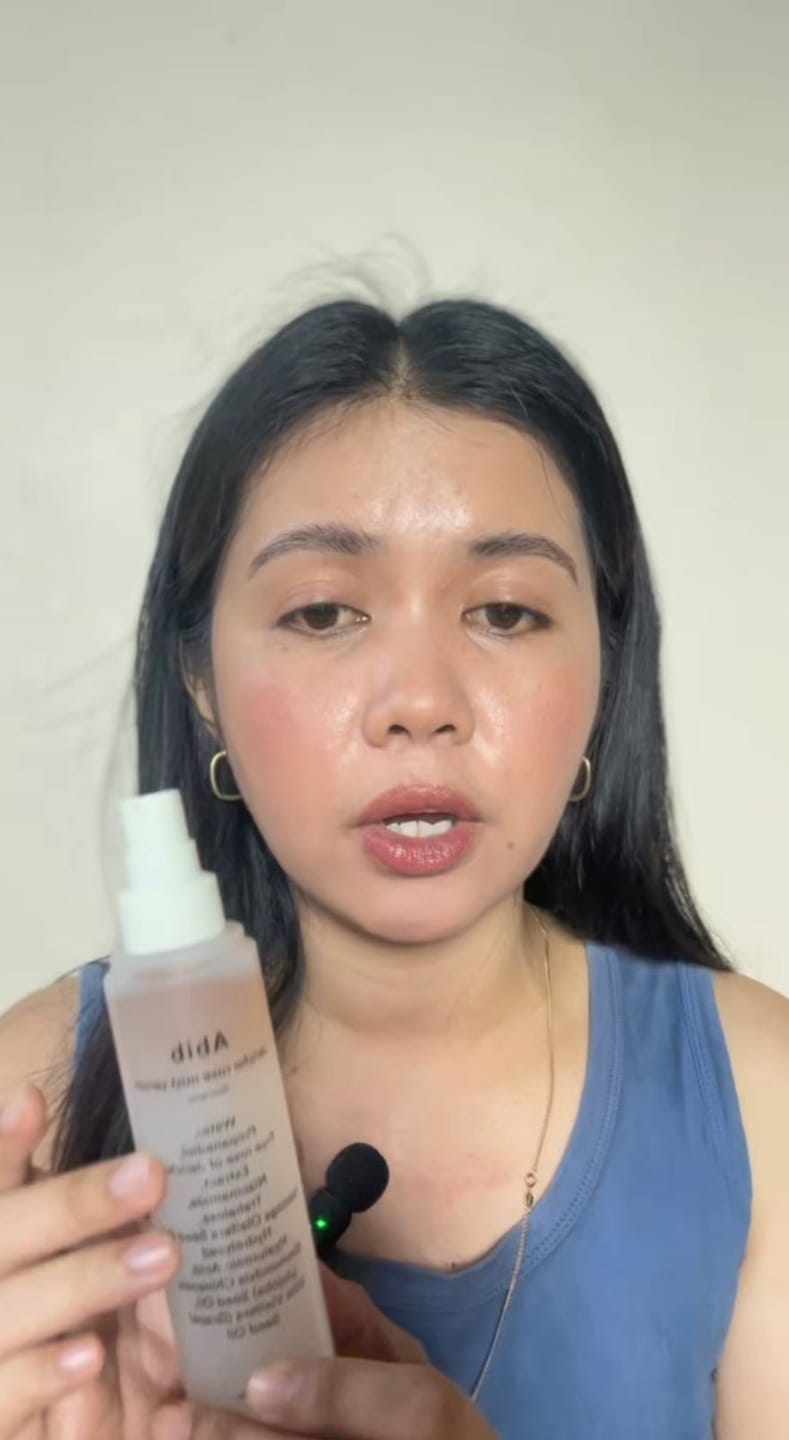Customer photo review of Jericho Rose Mist Serum Glow Spray