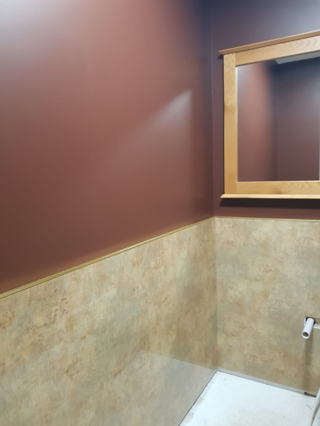 Customer photo review of 10mm Brushed Gold Aluminium End Cap