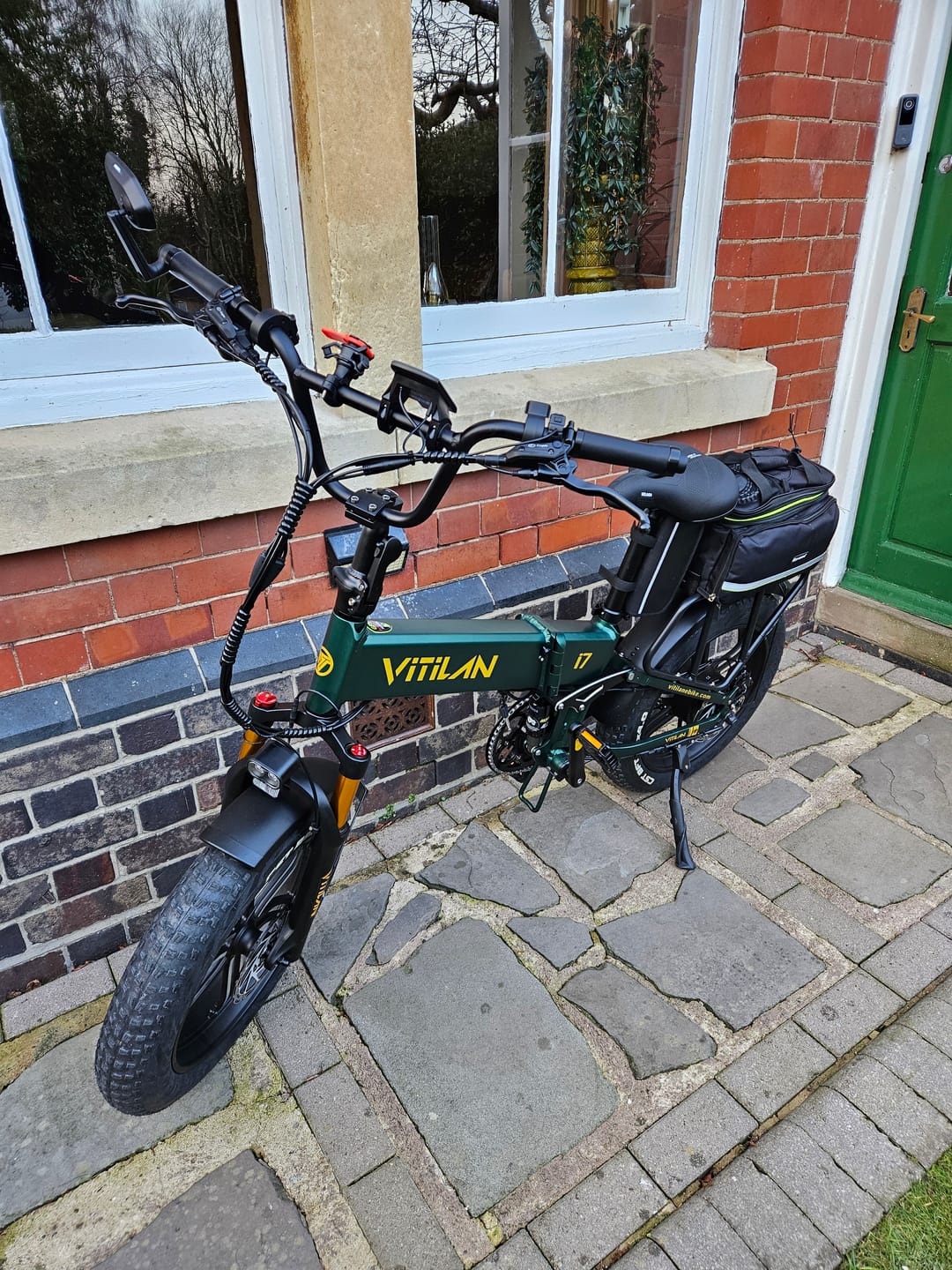 Customer photo review of I7 Pro Folding Full Suspension Electric Bike