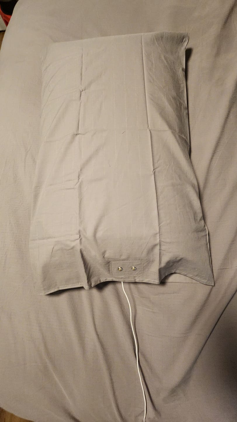 Customer photo review of Terra Grounding Pillow Case