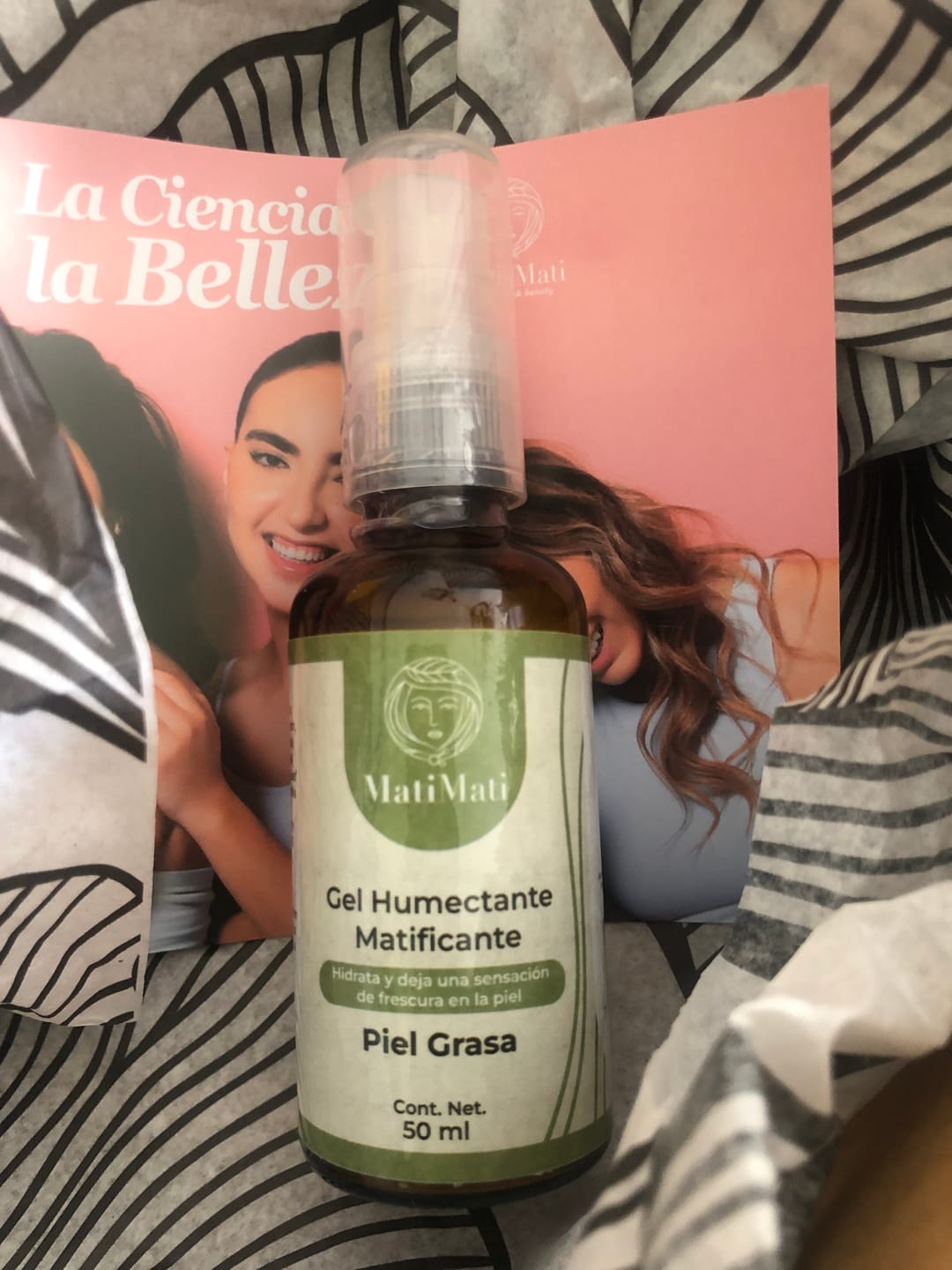Customer photo review of Gel Humectante Matificante