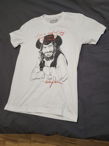 Customer photo review of Just A Good Ol' Boy Mens Tee Shirt