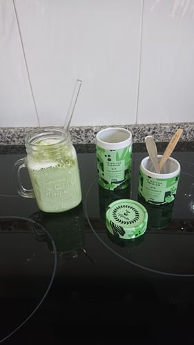 Customer photo review of Té Matcha Premium 100% - (para 1 -3 meses)