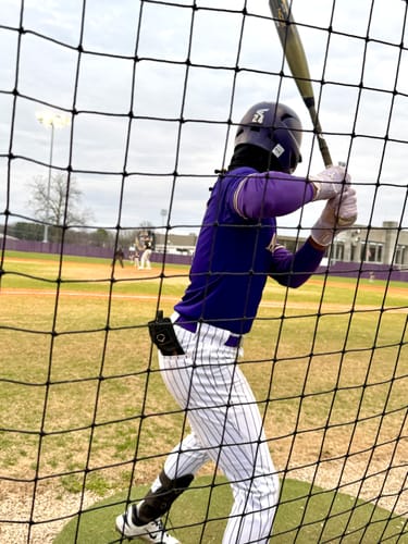 Customer photo review of Jax Batting Gloves | Lavender Purple | Strap Cuff