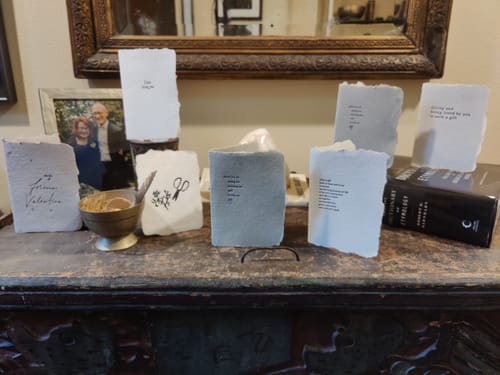 Customer photo review of seeing, knowing, and loving card