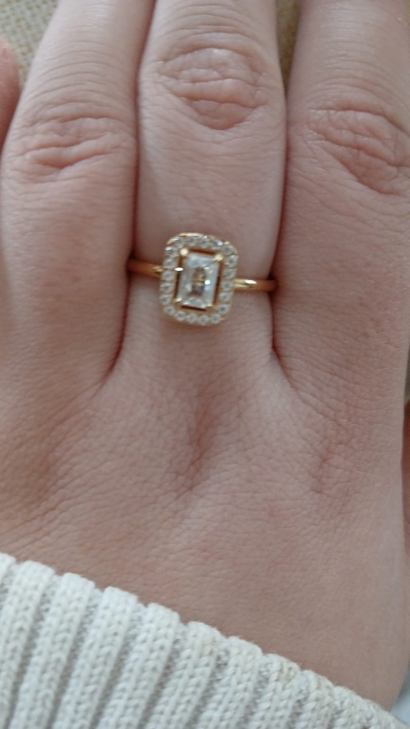 Customer photo review of Inel Elegance - Auriu