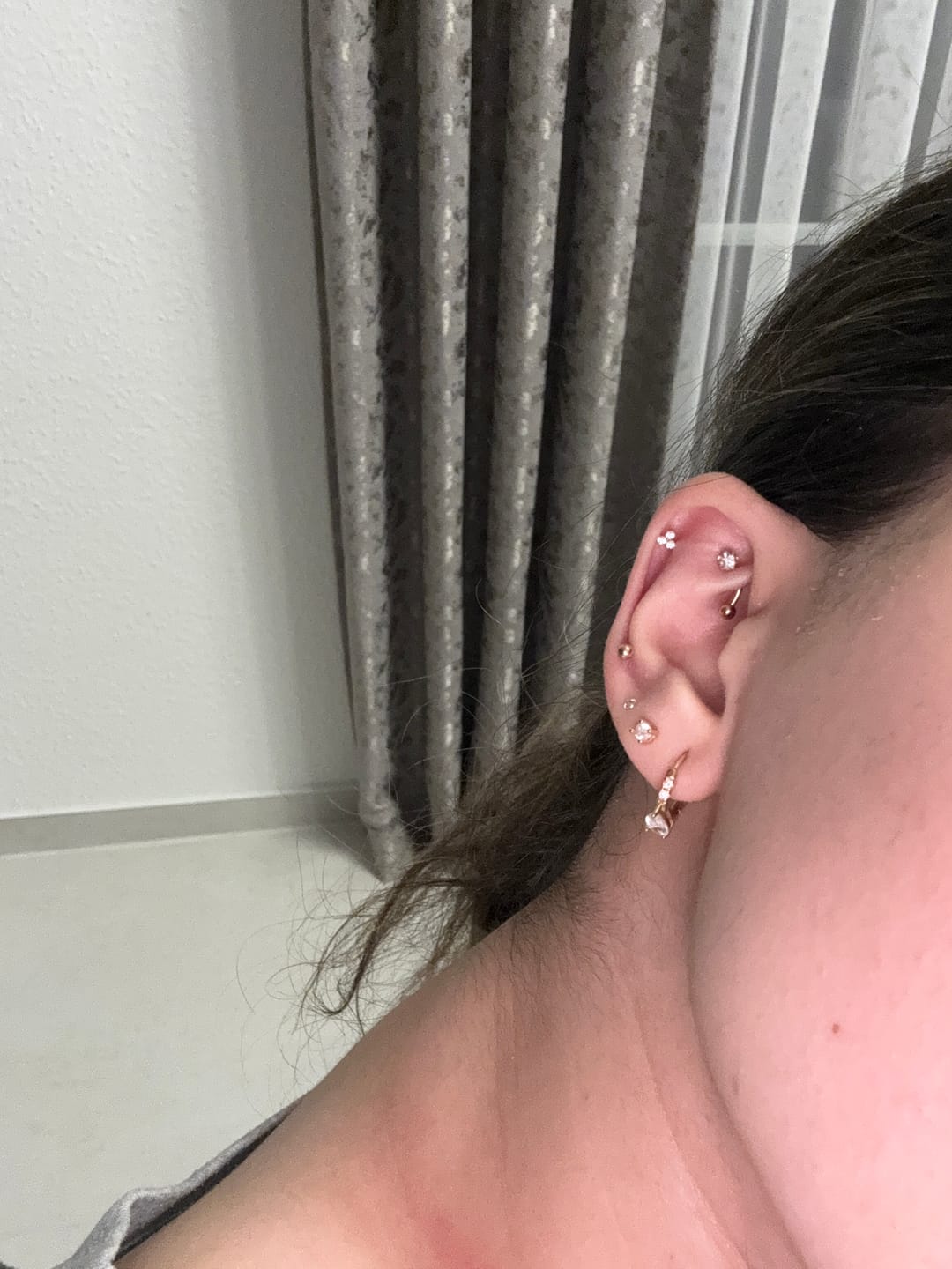 Customer photo review of Cute Three Piercing | Titan