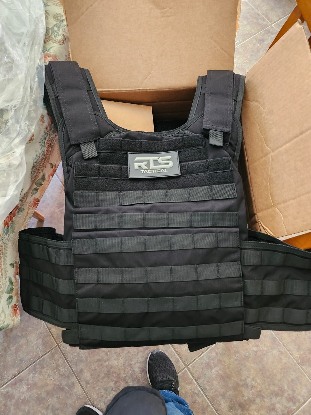 Customer photo review of RTS Tactical Level IV Ceramic Premium Active Shooter Kit