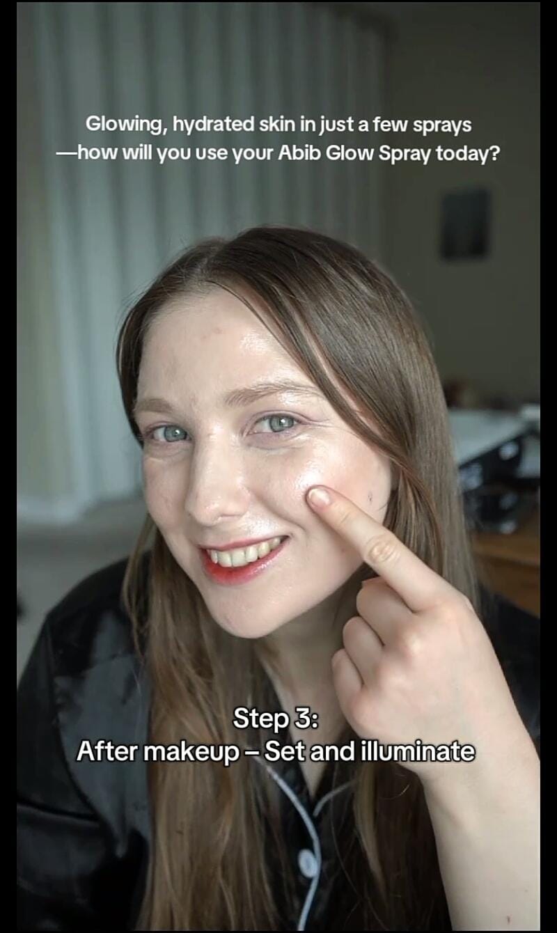 Customer photo review of Jericho Rose Mist Serum Glow Spray