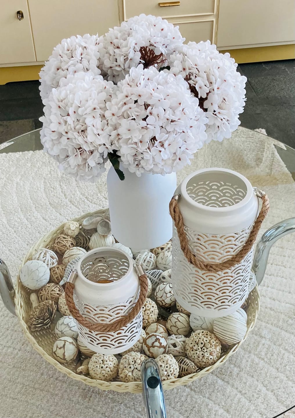 Customer photo review of Grote Zijden Hortensia - Wit