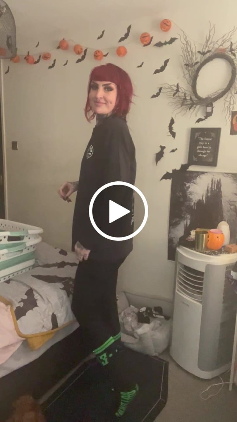 Customer video review of Nun Oversized T-shirt - Don't Pray For Me