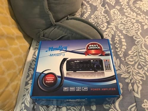 Customer photo review of Moukey MAMP3 ミニアンプ