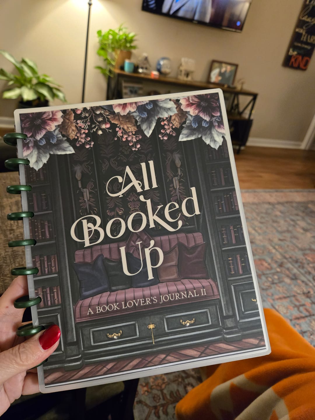 Customer photo review of Dark Academia All Booked Up Reading Journal