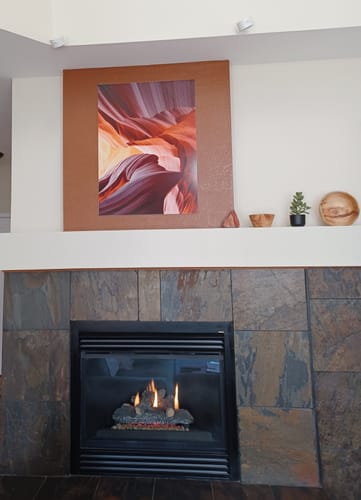 Customer photo review of Antelope Canyon - Print
