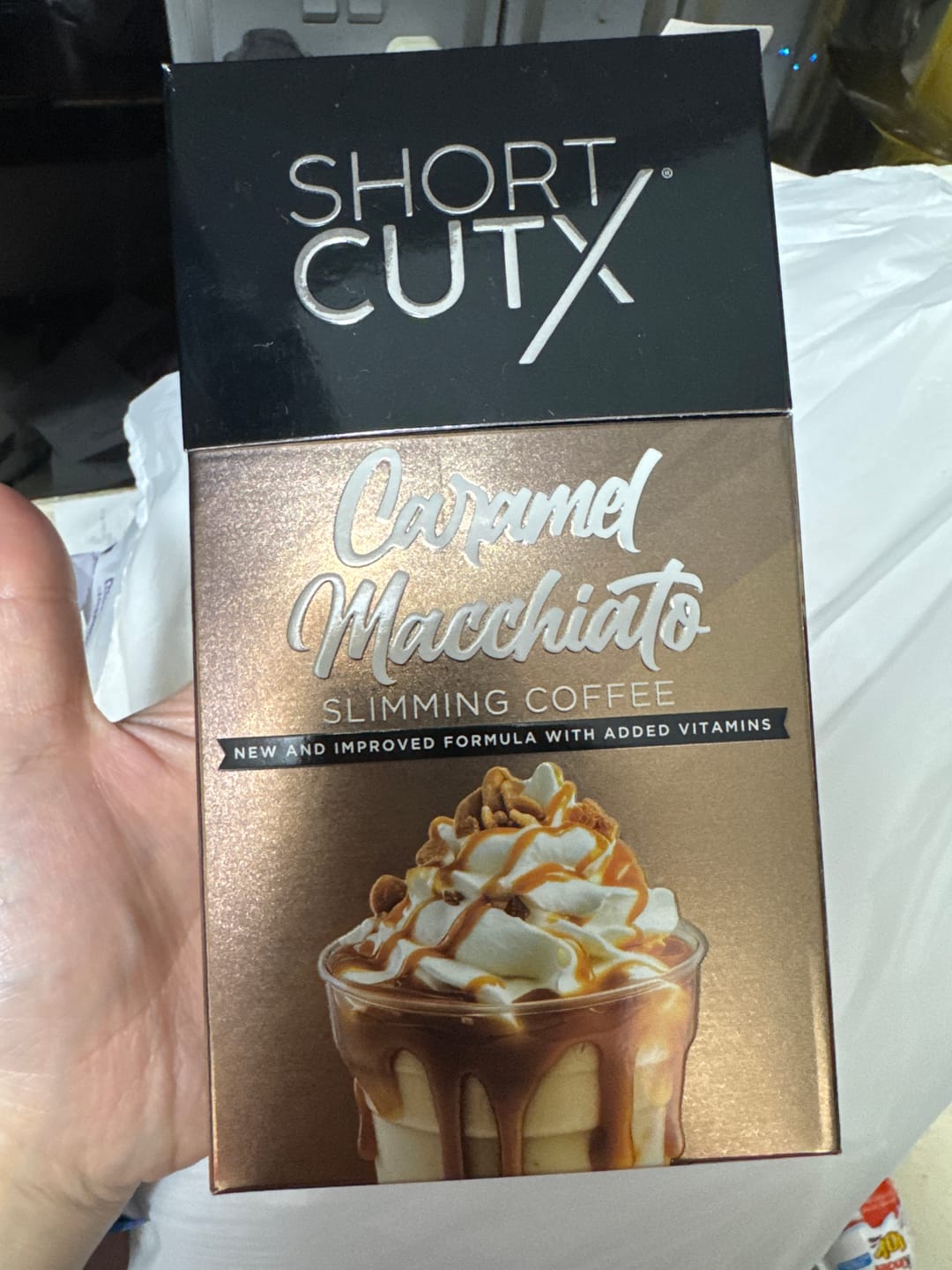 Customer photo review of v2.0 Slimming Coffee Caramel Macchiato