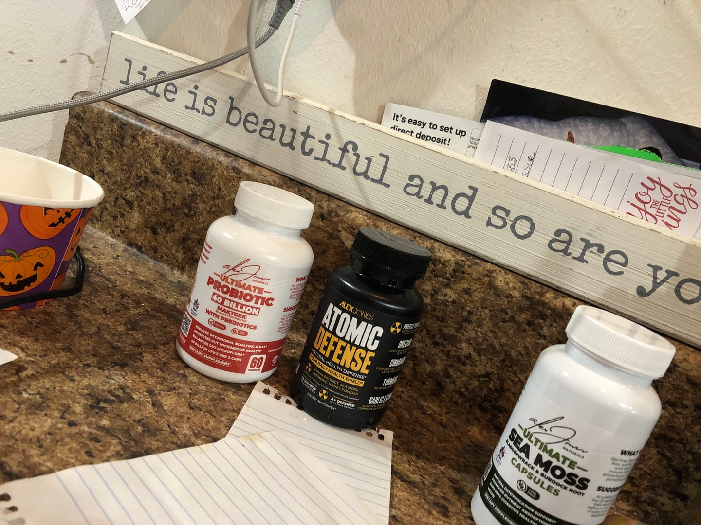 Customer photo review of Alex Jones VIP Club - #1 Way To Keep Alex On Air