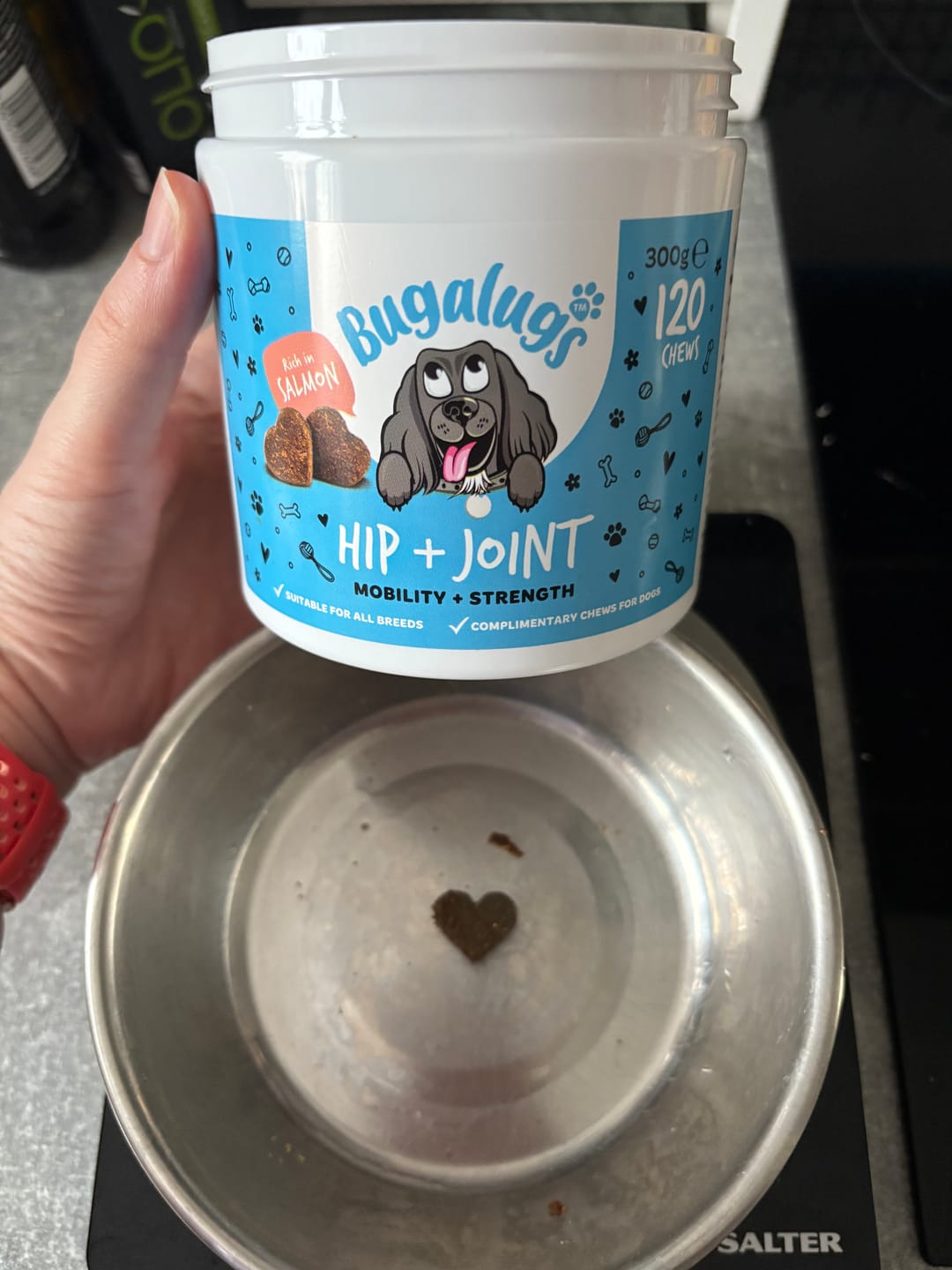Customer photo review of Hip & Joint Care Supplement Chews for Dogs