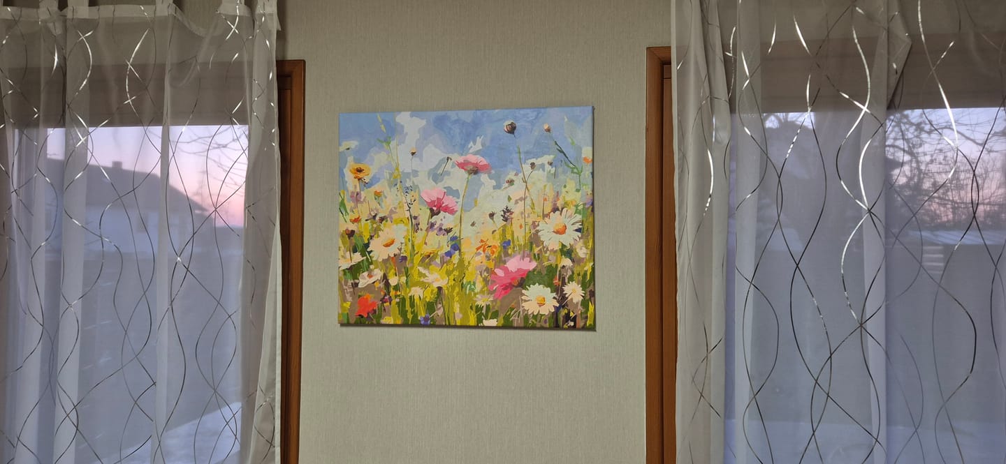 Customer photo review of Malen nach Zahlen - Sommerwiese Träumerei