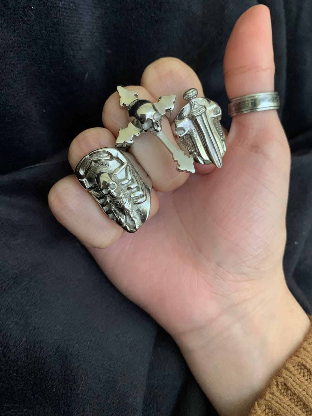 Customer photo review of RISING SCORPIO RING