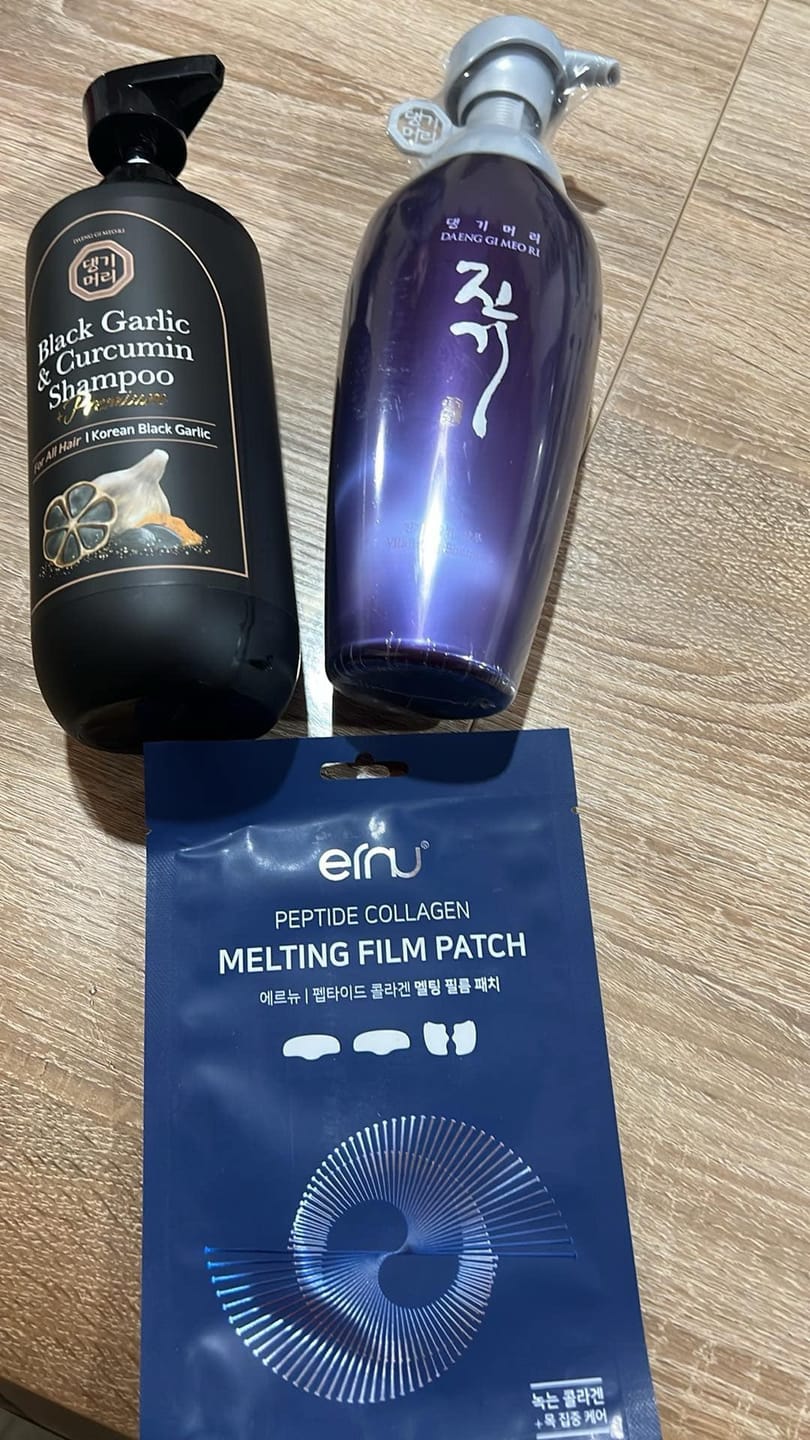 Customer photo review of Колаген маска - Топящи се Колагенови пептидни пачове с лифтинг ефект ERNU PEPTIDE COLLAGEN MELTING FILM PATCH