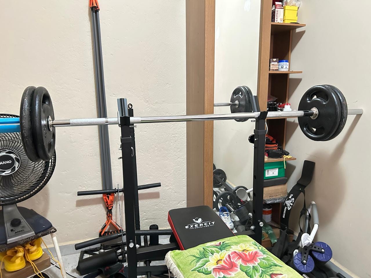 Customer photo review of Barra Reta Maciça Cromada 28,57mm
