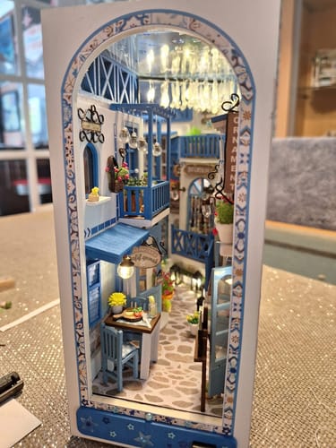 Customer photo review of Sea Breeze DIY Book Nook Kit