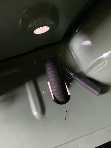 Customer photo review of 45mm (1 3/4") ID Ultra Flexible Fuel Filler Hose