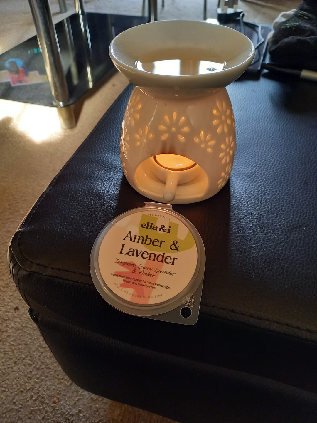 Customer photo review of Amber & Lavender Gel Melt